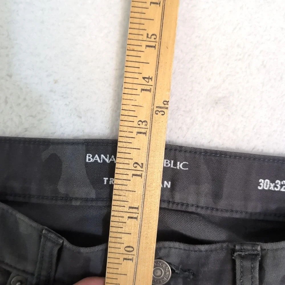 Banana Republic Jeans Mens 30x32 Camo Travel Jean Stretch Slim Fit‎